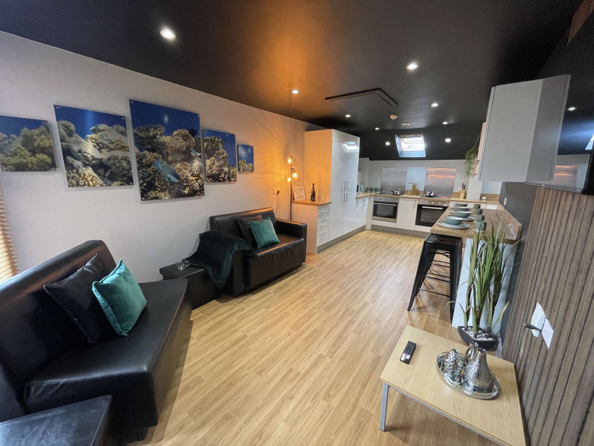 Kitchen in 8 bed Lincoln student accommodation