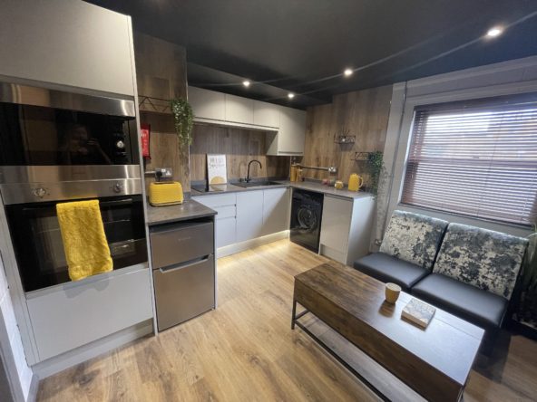 Hayes House Apt 14 1 bed studio apartment student accommodation Lincoln
